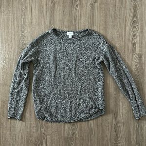 Black and white sweater